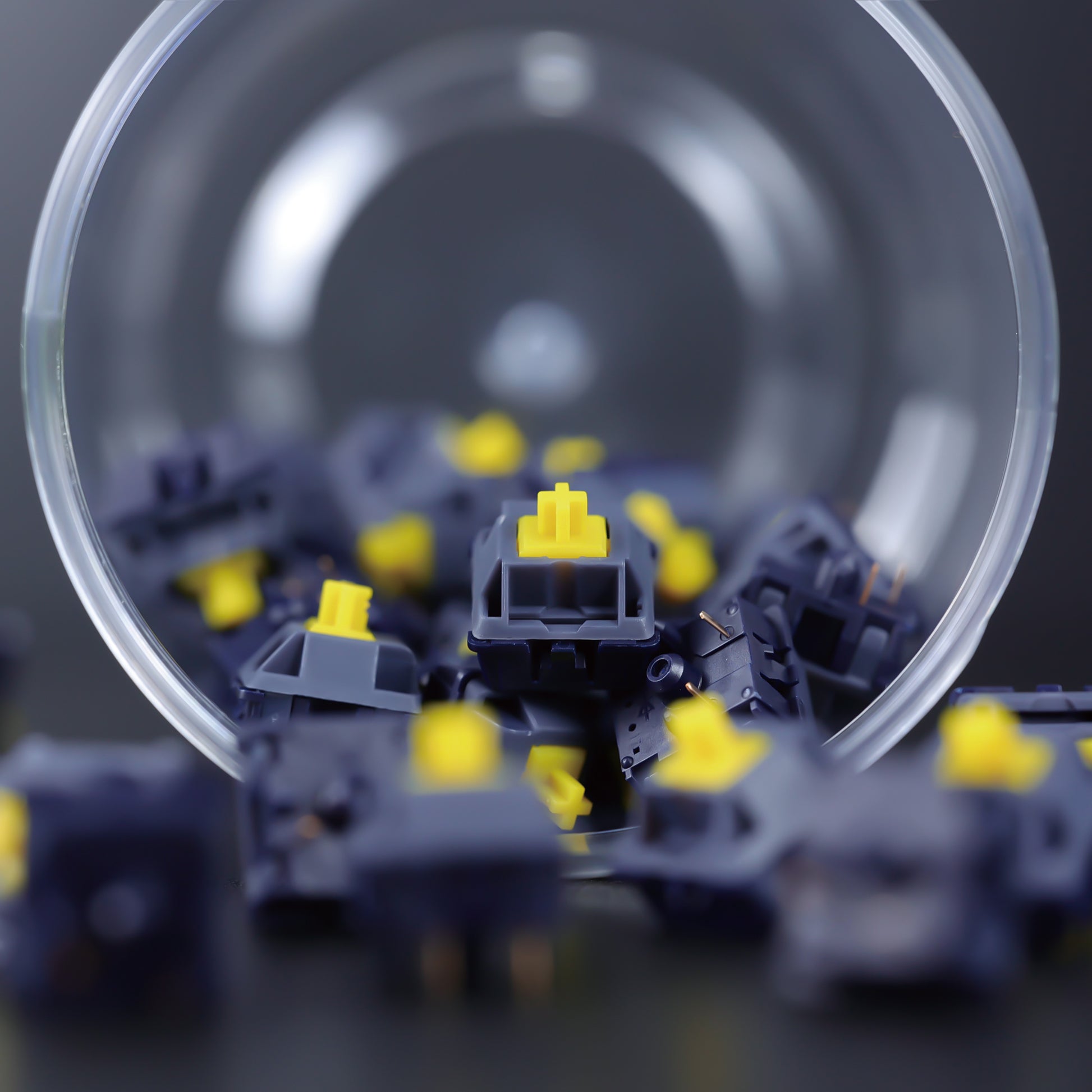 【Stock】Designer Studio x JWK Graphite Gold Switch-Chosfox