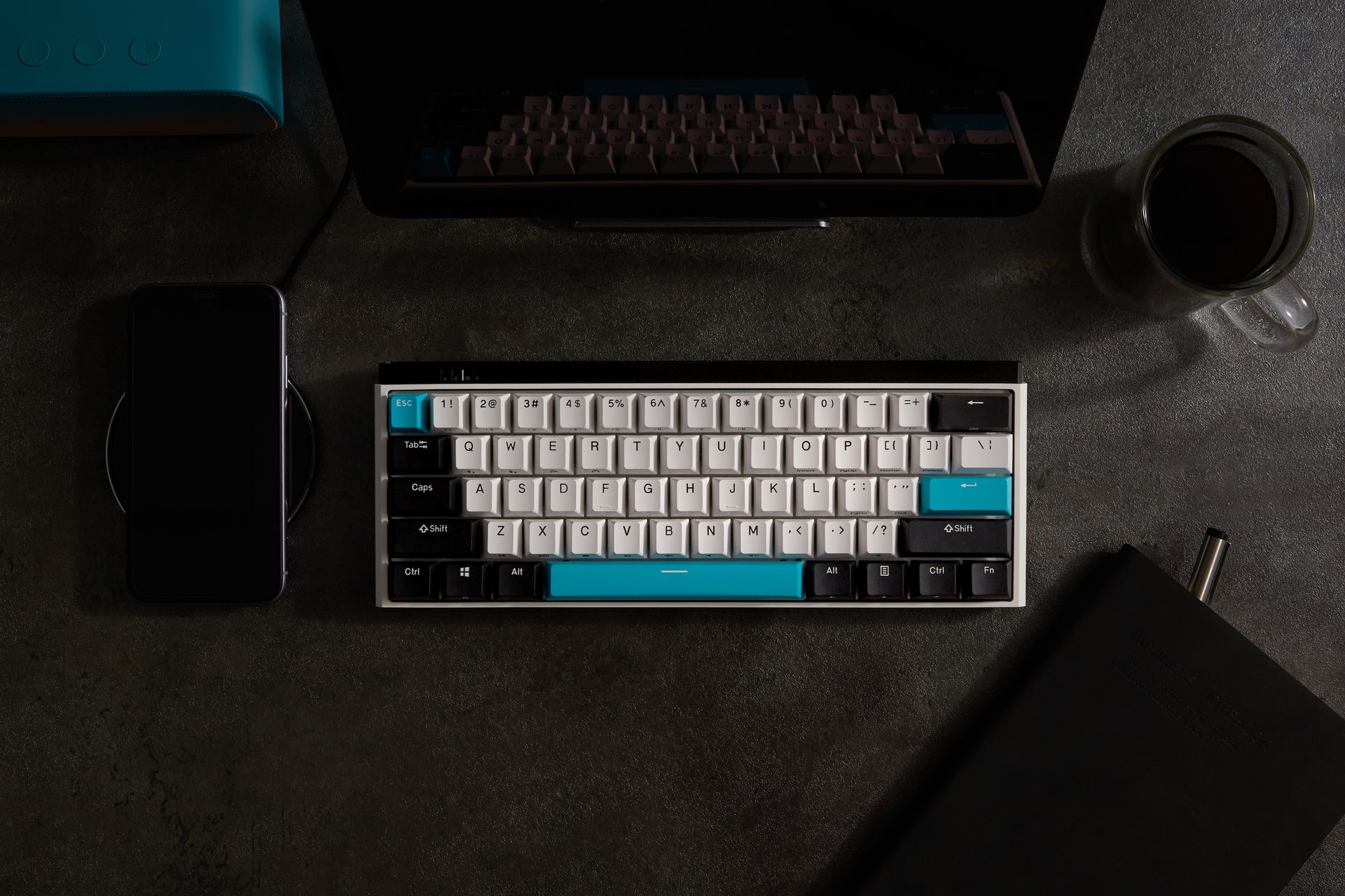 Durgod K330W Plus 60% 3-Mode Wireless/Wired Hot Swappable Mechnical Keyboard-Chosfox