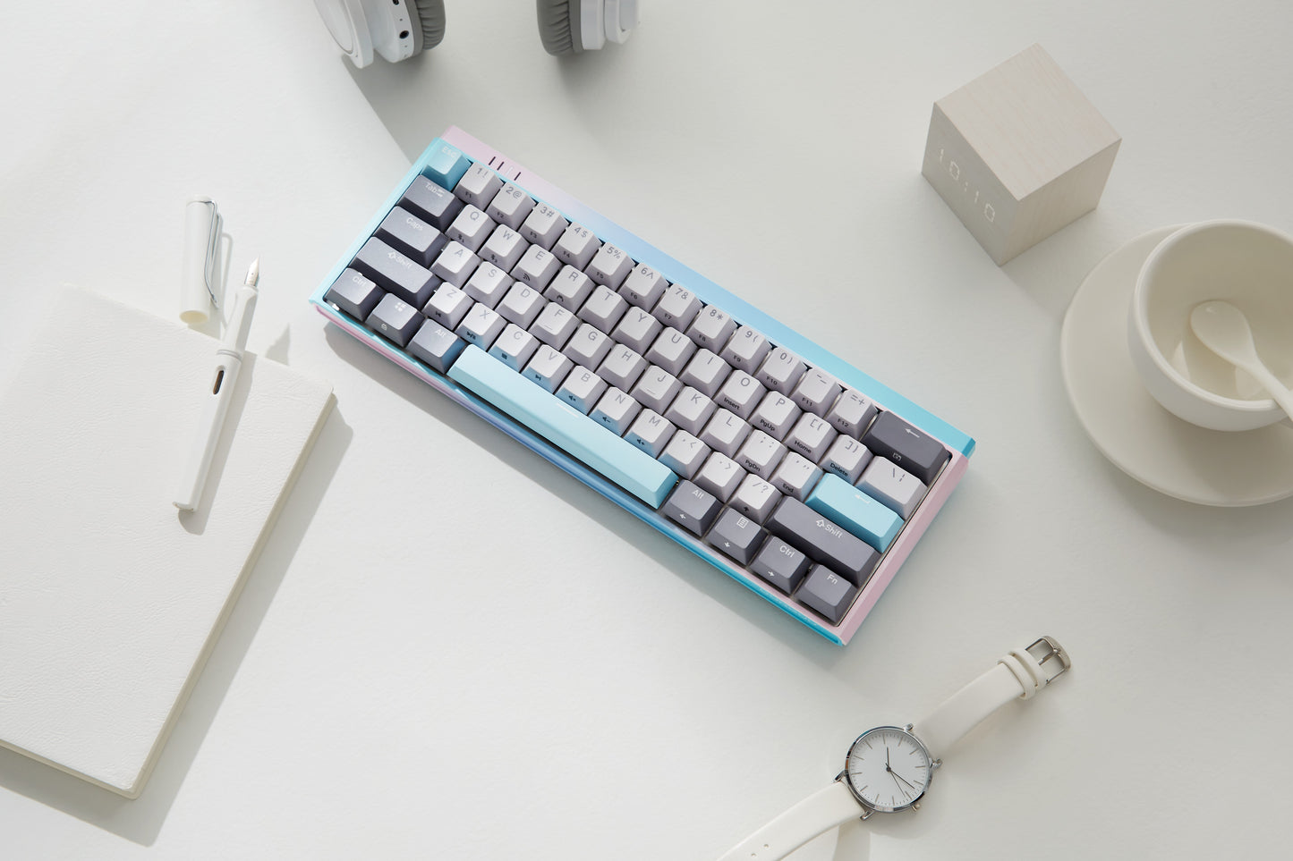 Durgod K330W Plus 60% 3-Mode Wireless/Wired Hot Swappable Mechnical Keyboard-Chosfox