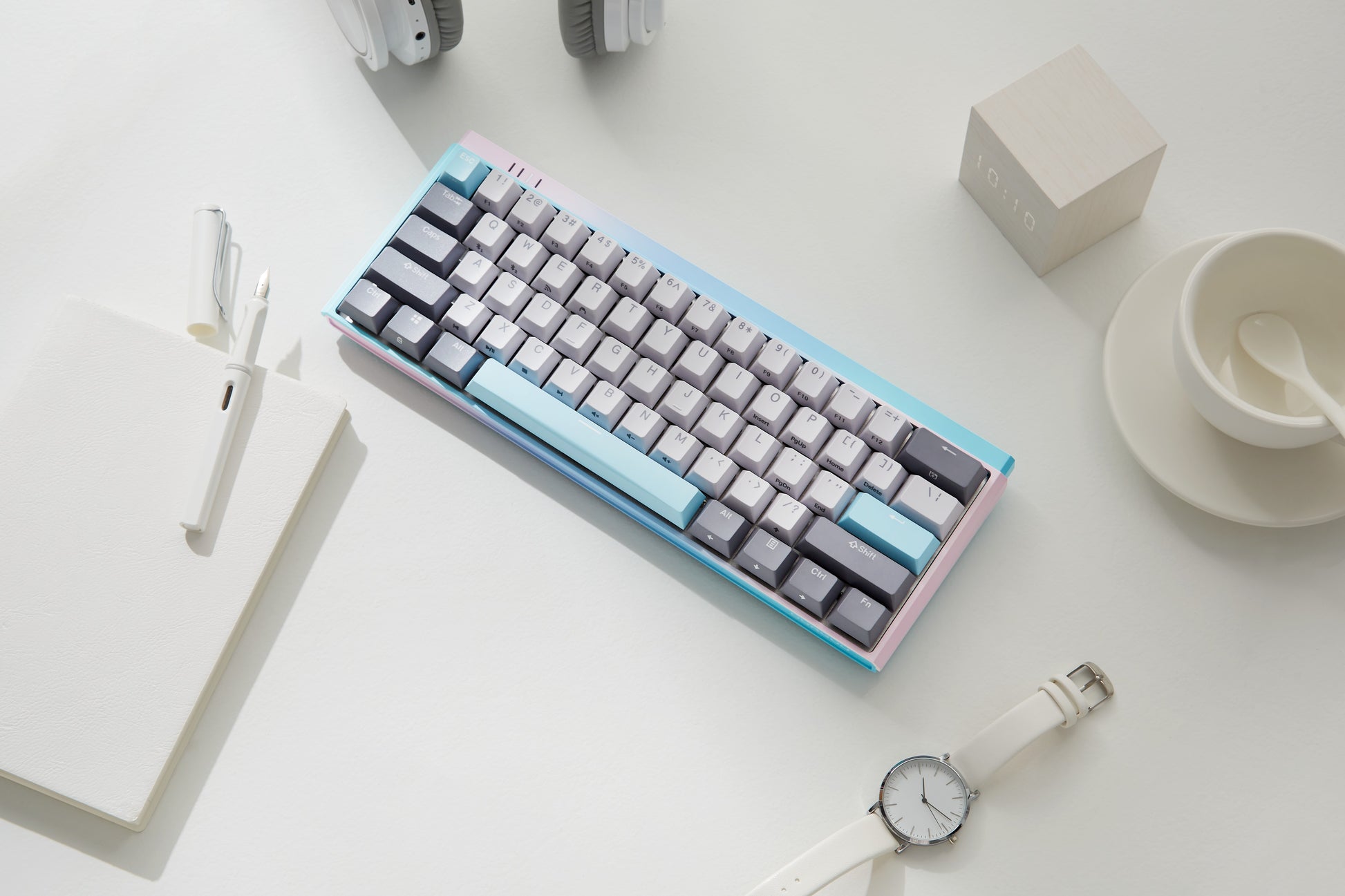 Durgod K330W Plus 60% 3-Mode Wireless/Wired Hot Swappable Mechnical Keyboard-Chosfox
