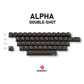 Domikey Obsidian WOB Cherry Keycaps-Chosfox