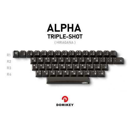 Domikey Obsidian WOB Cherry Keycaps-Chosfox