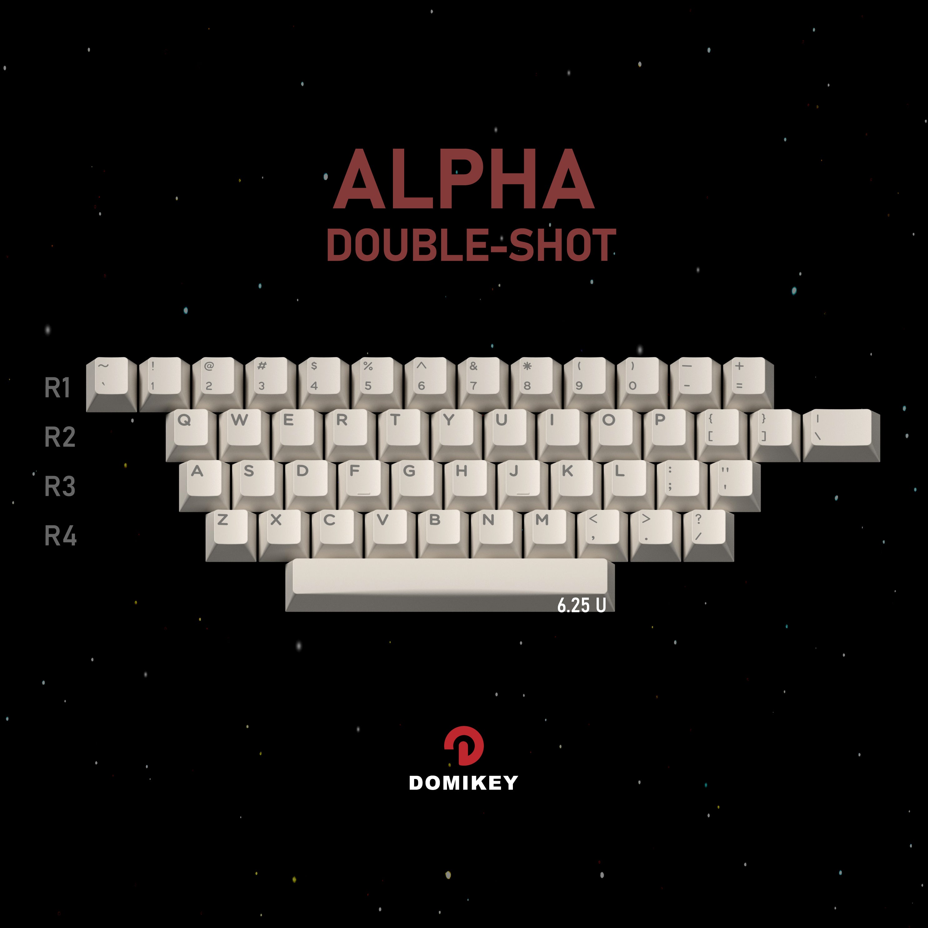 Domikey Astronauts Cherry Profile Doubleshot Keycaps-Chosfox