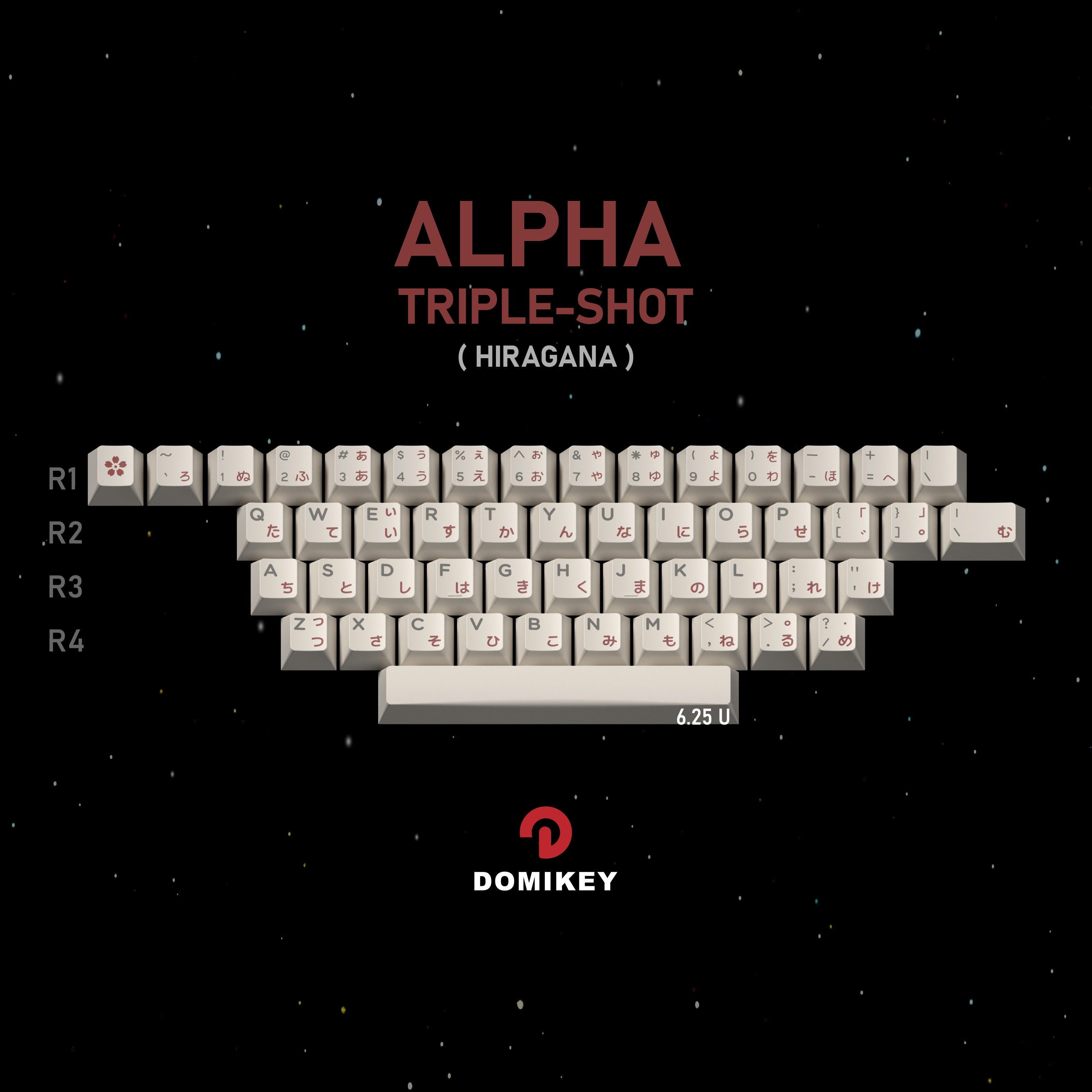 Domikey Astronauts Cherry Profile Doubleshot Keycaps-Chosfox