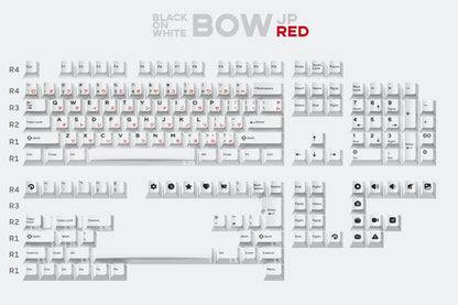 Domikey BOW Dye-Sub Cherry Profile Keycaps Set-Chosfox